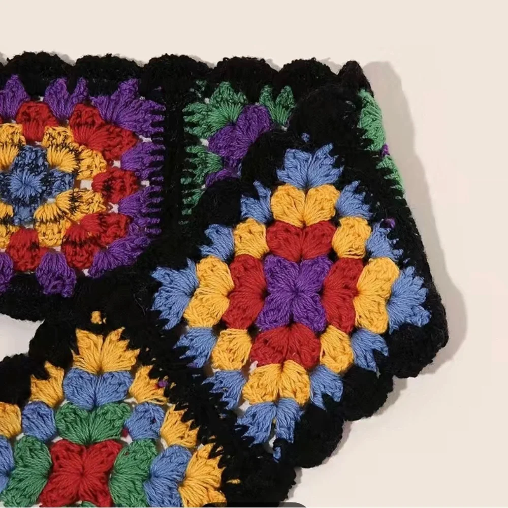 NIB Multicolored Crocheted Headband
